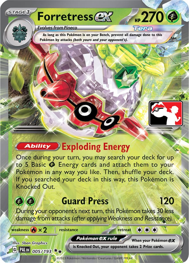 Forretress ex (005/193) [Prize Pack Series Four] | Game Master's Emporium (The New GME)