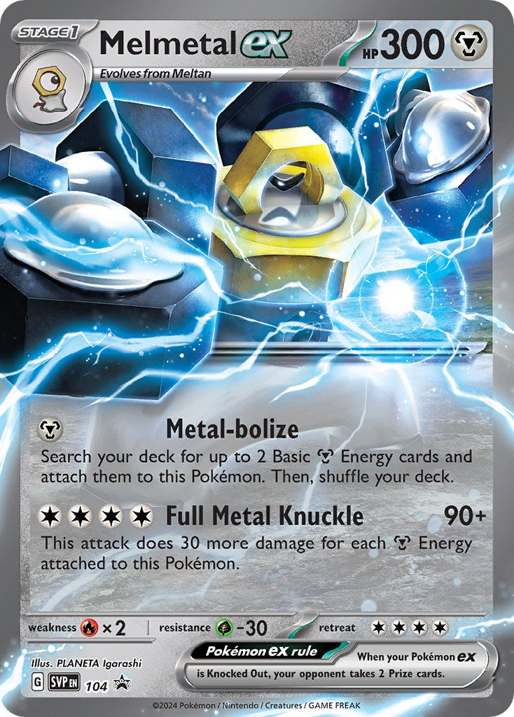 Melmetal ex (104) [Scarlet & Violet: Black Star Promos] | Game Master's Emporium (The New GME)