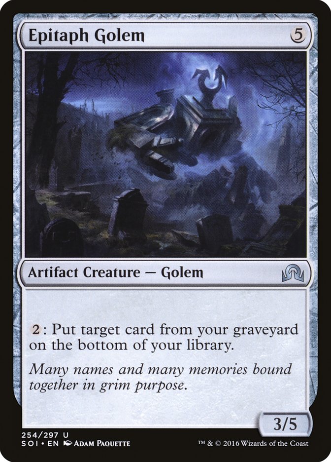 Epitaph Golem [Shadows over Innistrad] | Game Master's Emporium (The New GME)