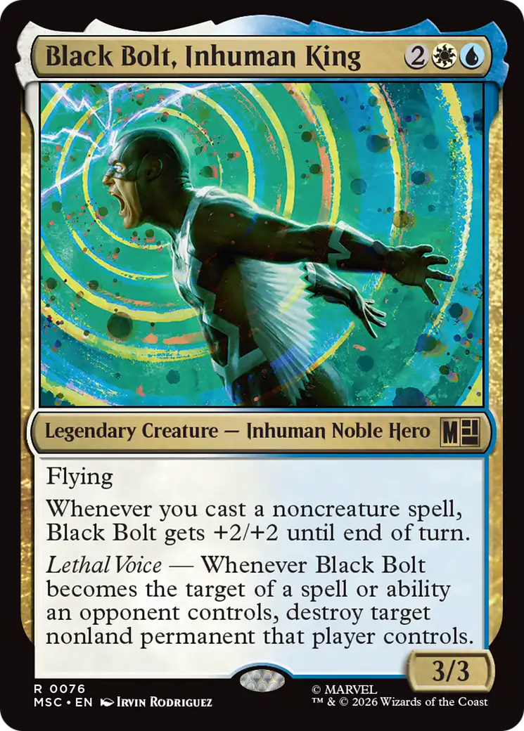 Black Bolt, Inhuman King [Marvel Super Heroes Commander] | Game Master's Emporium (The New GME)