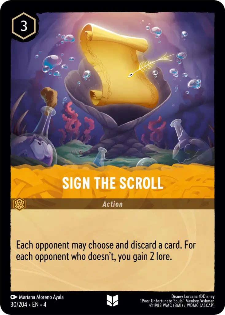 Sign the Scroll (30/204) [Ursula's Return] | Game Master's Emporium (The New GME)