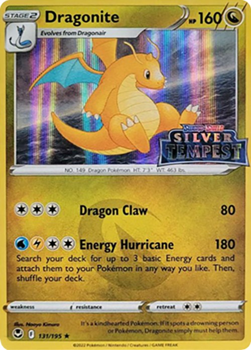 Dragonite (131/195) (Silver Tempest Stamped) [Sword & Shield: Silver Tempest] | Game Master's Emporium (The New GME)