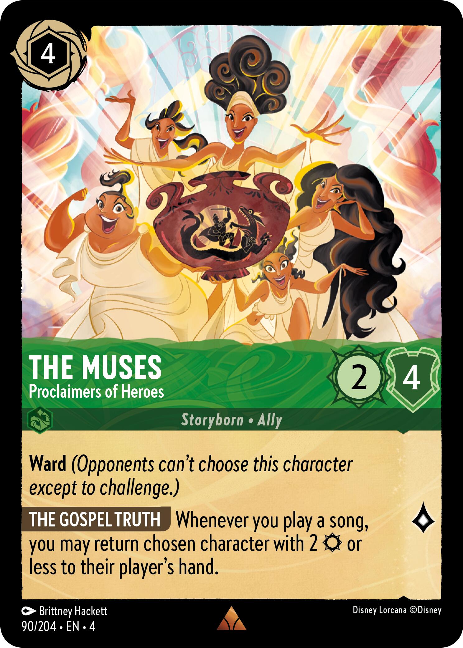 The Muses - Proclaimers of Heroes (90/204) [Ursula's Return] | Game Master's Emporium (The New GME)