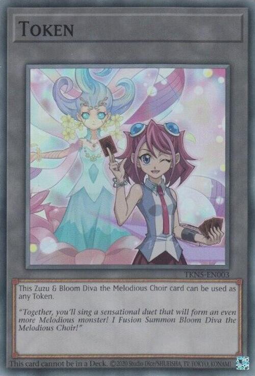 Token: Zuzu and Bloom Diva the Melodious Choir [TKN5-EN003] Super Rare | Game Master's Emporium (The New GME)