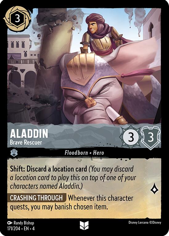 Aladdin - Brave Rescuer (171/204) [Ursula's Return] | Game Master's Emporium (The New GME)