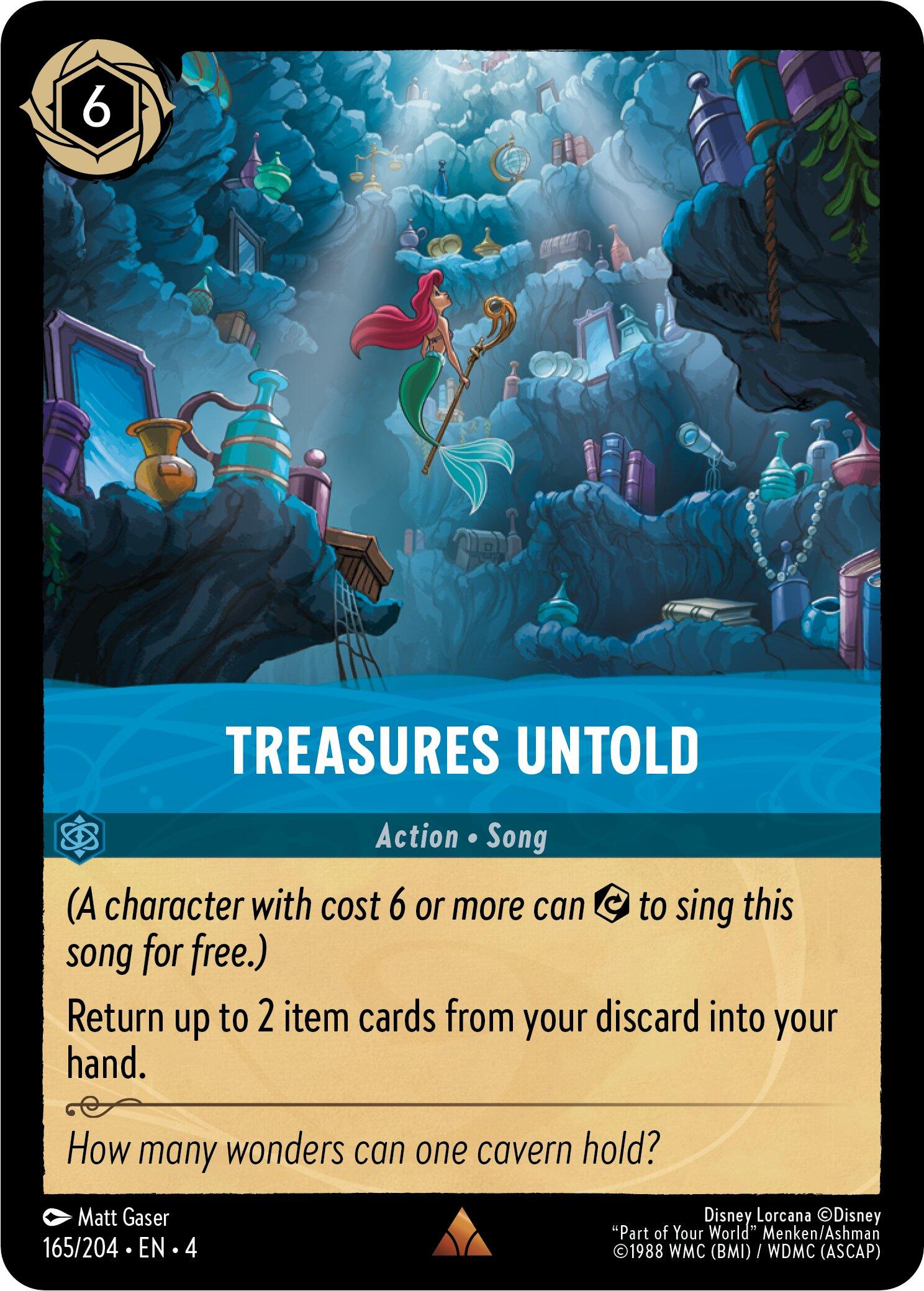 Treasures Untold (165/204) [Ursula's Return] | Game Master's Emporium (The New GME)