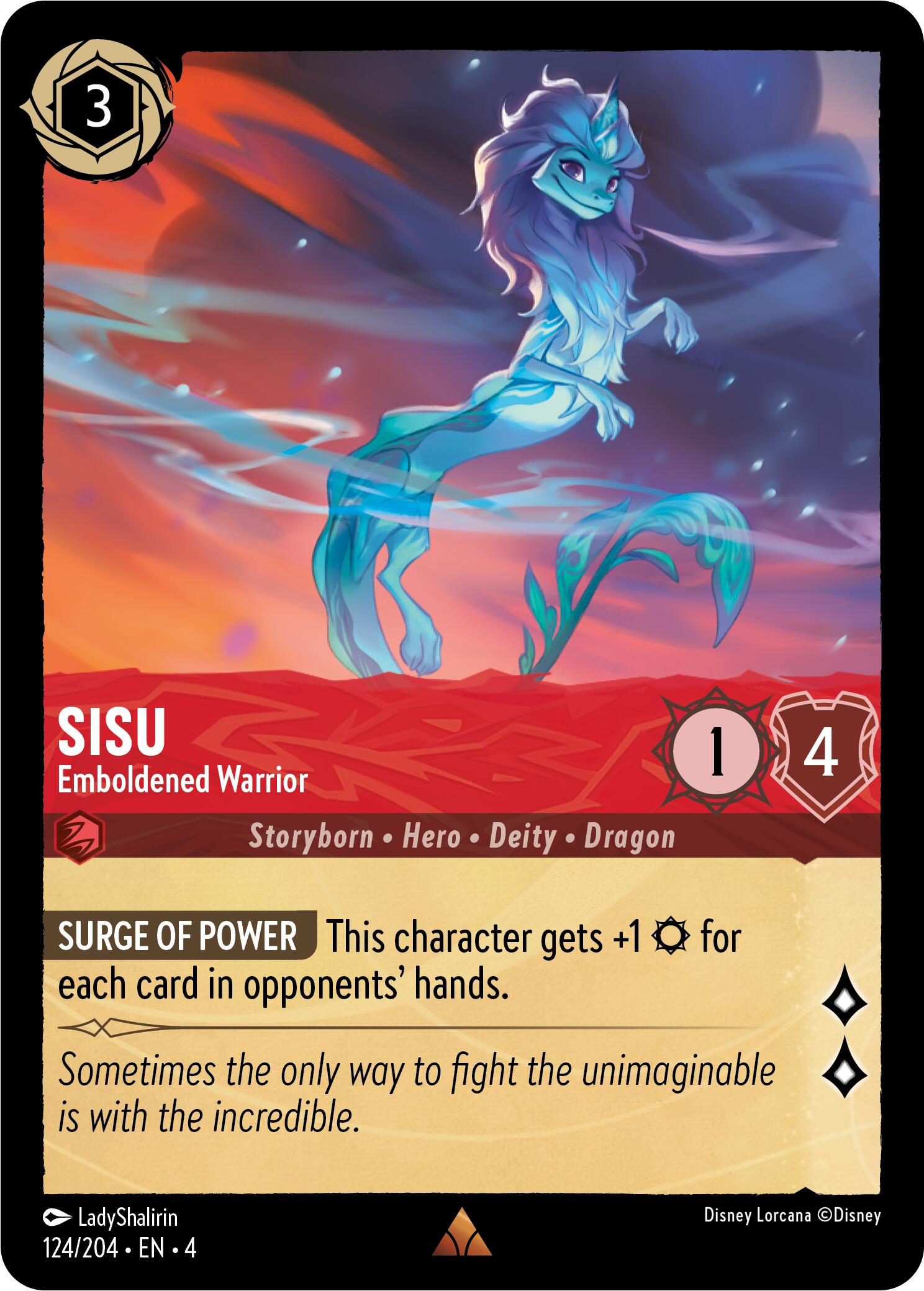 Sisu - Emboldened Warrior (124/204) [Ursula's Return] | Game Master's Emporium (The New GME)
