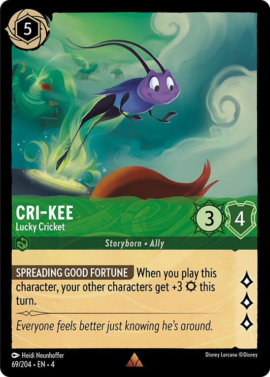 Cri-Kee - Lucky Cricket (69/204) [Ursula's Return] | Game Master's Emporium (The New GME)