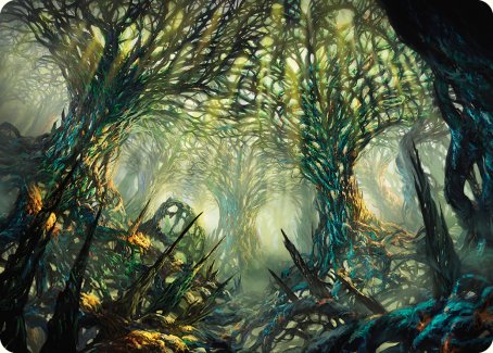 The Hunter Maze Art Card [Phyrexia: All Will Be One Art Series] | Game Master's Emporium (The New GME)