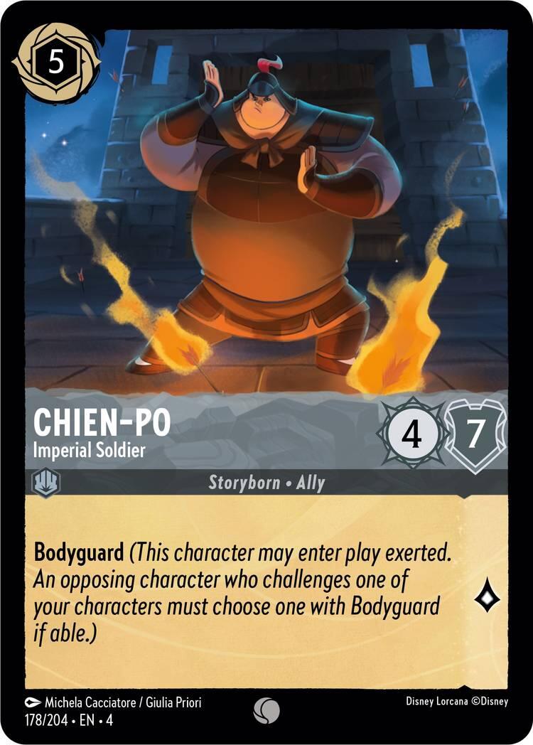 Chien-Po - Imperial Soldier (178/204) [Ursula's Return] | Game Master's Emporium (The New GME)