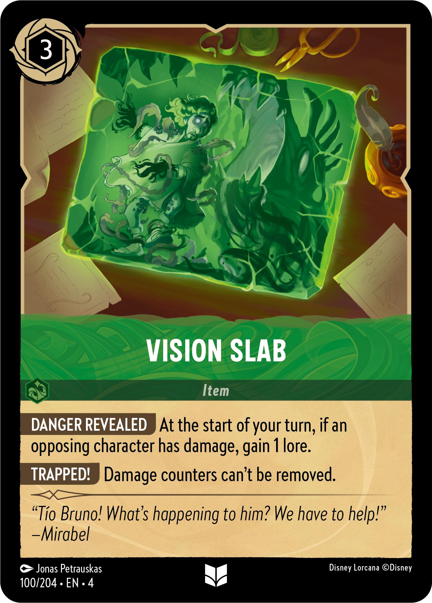 Vision Slab (100/204) [Ursula's Return] | Game Master's Emporium (The New GME)