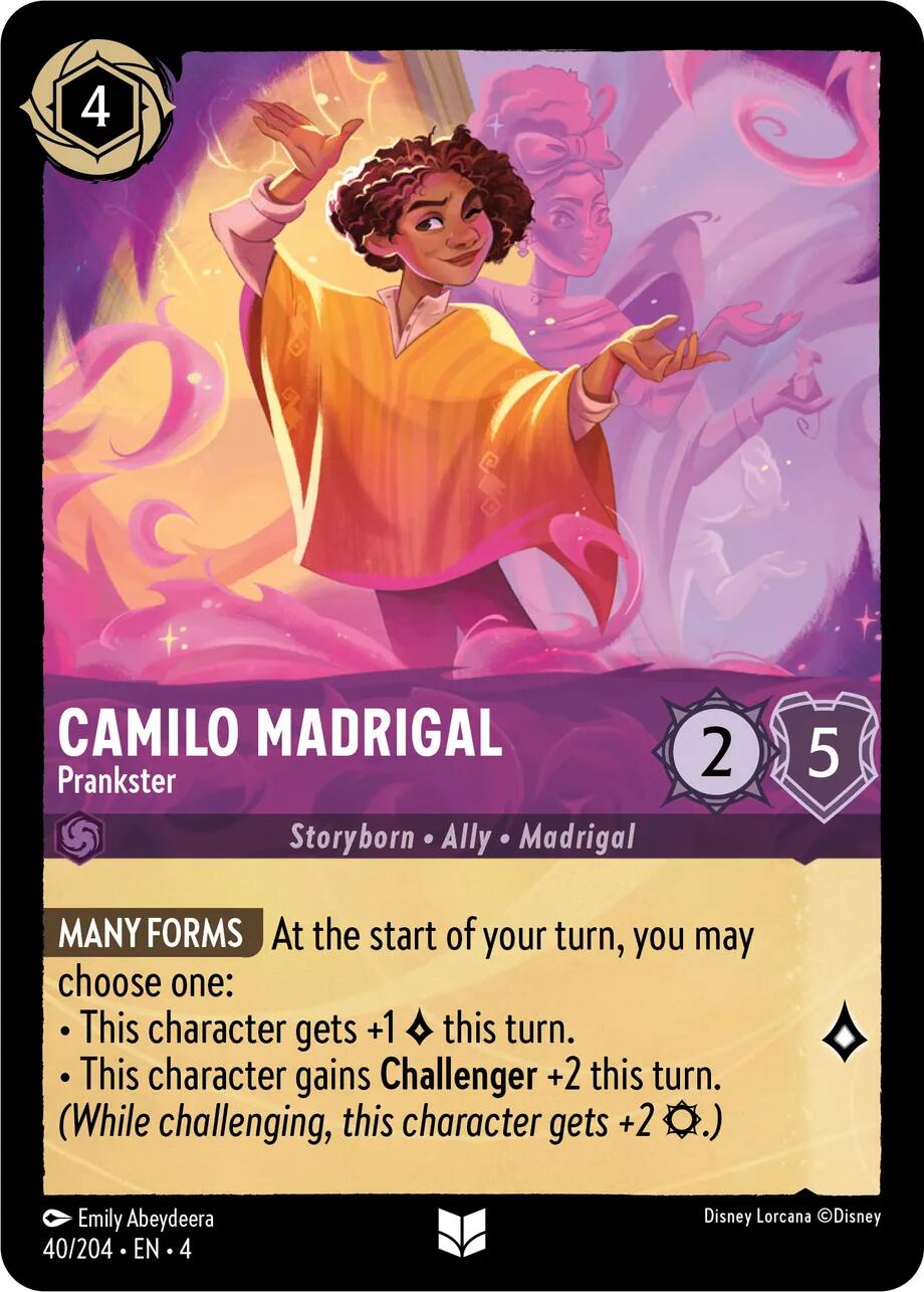 Camilo Madrigal - Prankster (40/204) [Ursula's Return] | Game Master's Emporium (The New GME)
