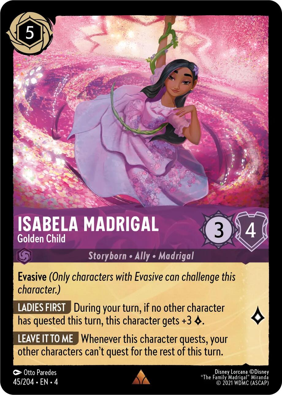 Isabela Madrigal - Golden Child (45/204) [Ursula's Return] | Game Master's Emporium (The New GME)