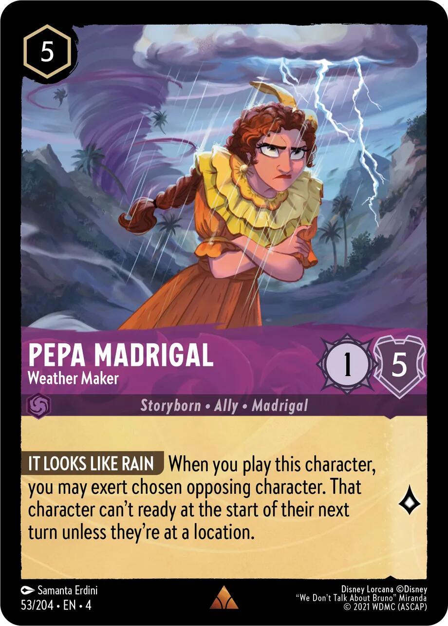 Pepa Madrigal - Weather Maker (53/204) [Ursula's Return] | Game Master's Emporium (The New GME)
