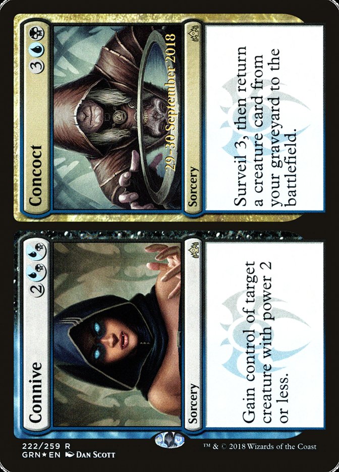Connive // Concoct [Guilds of Ravnica Prerelease Promos] | Game Master's Emporium (The New GME)