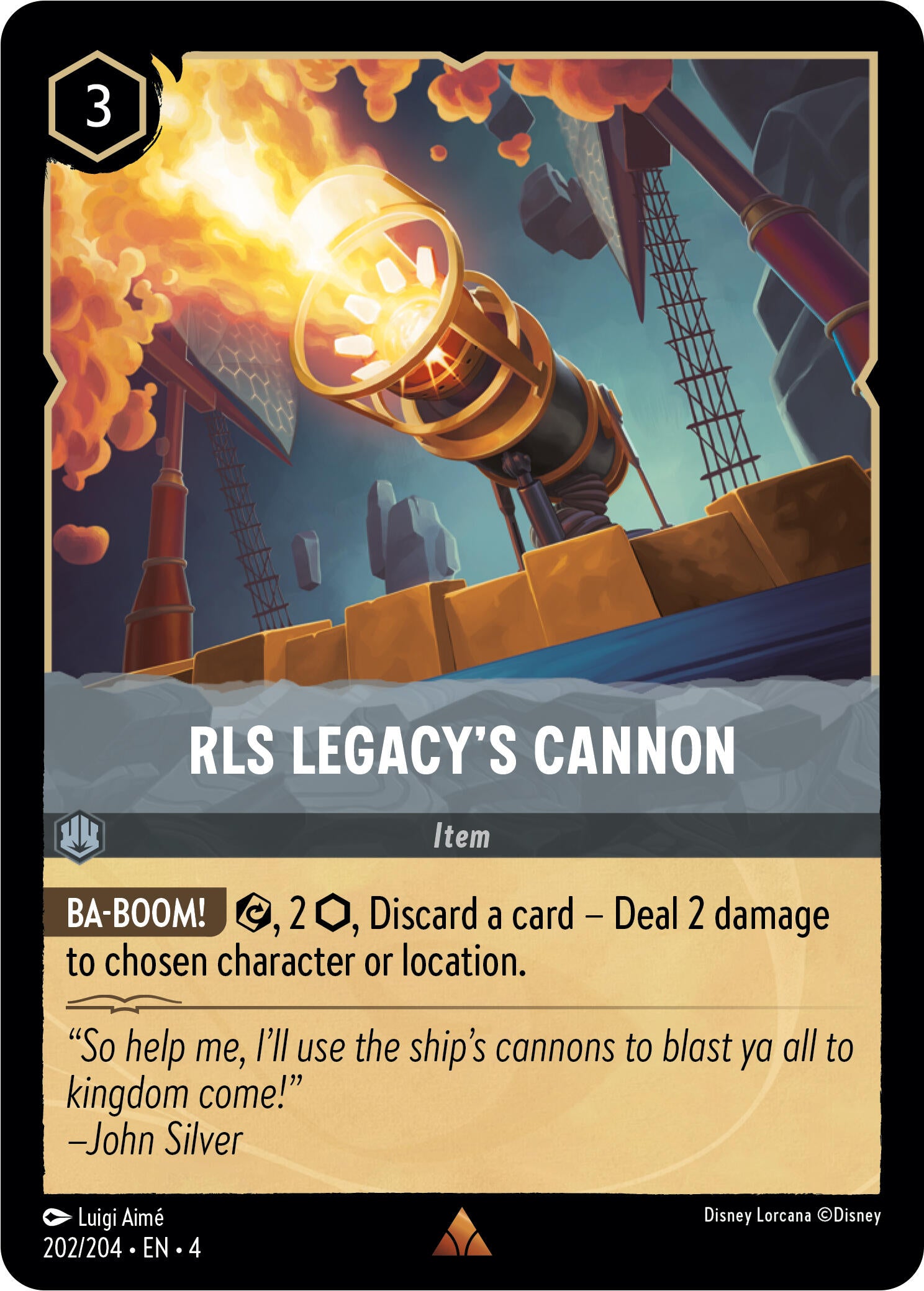 RLS Legacy's Cannon (202/204) [Ursula's Return] | Game Master's Emporium (The New GME)