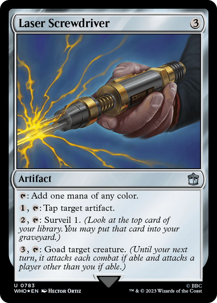 Laser Screwdriver (Surge Foil) [Doctor Who] | Game Master's Emporium (The New GME)