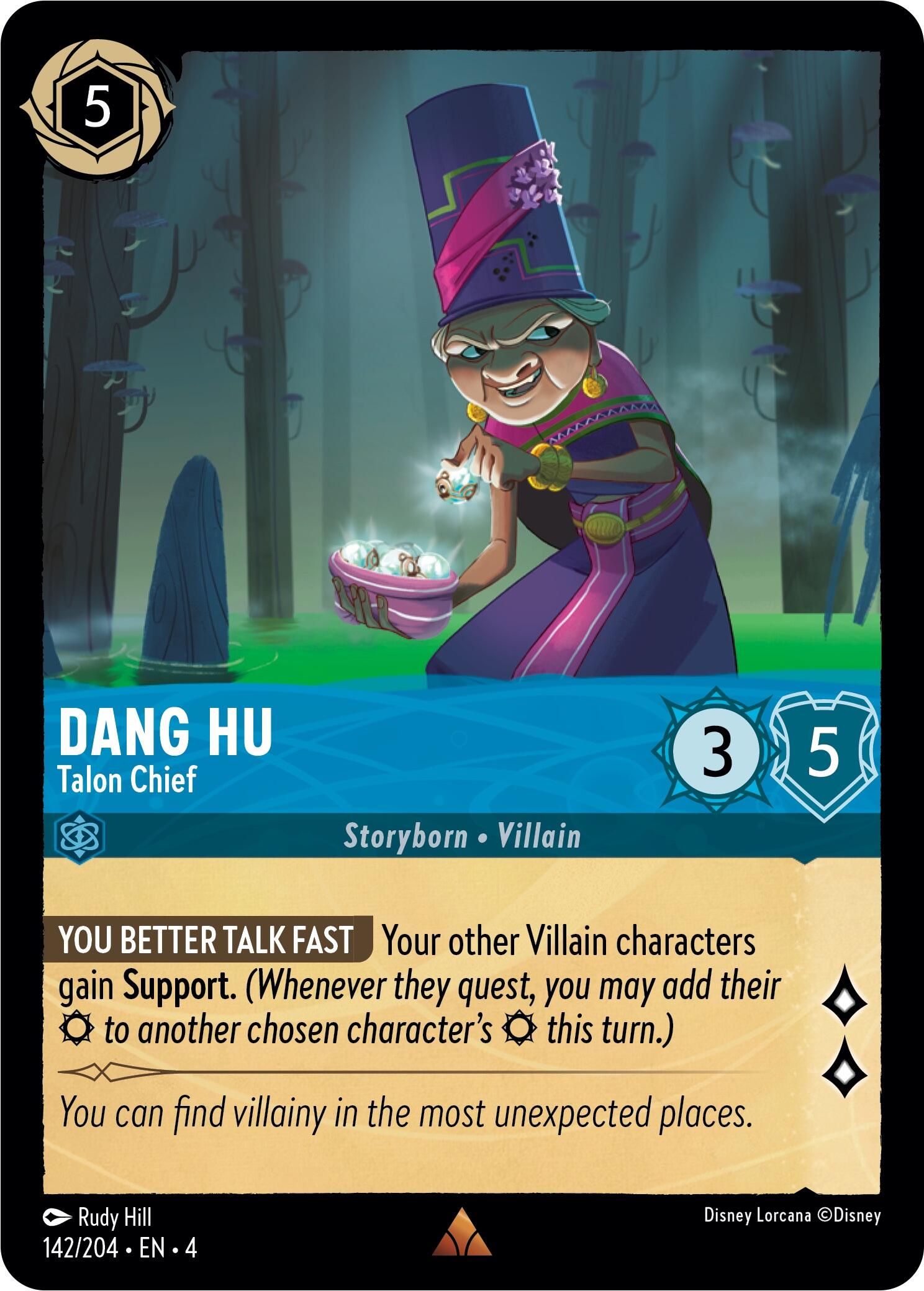 Dang Hu - Talon Chief (142/204) [Ursula's Return] | Game Master's Emporium (The New GME)
