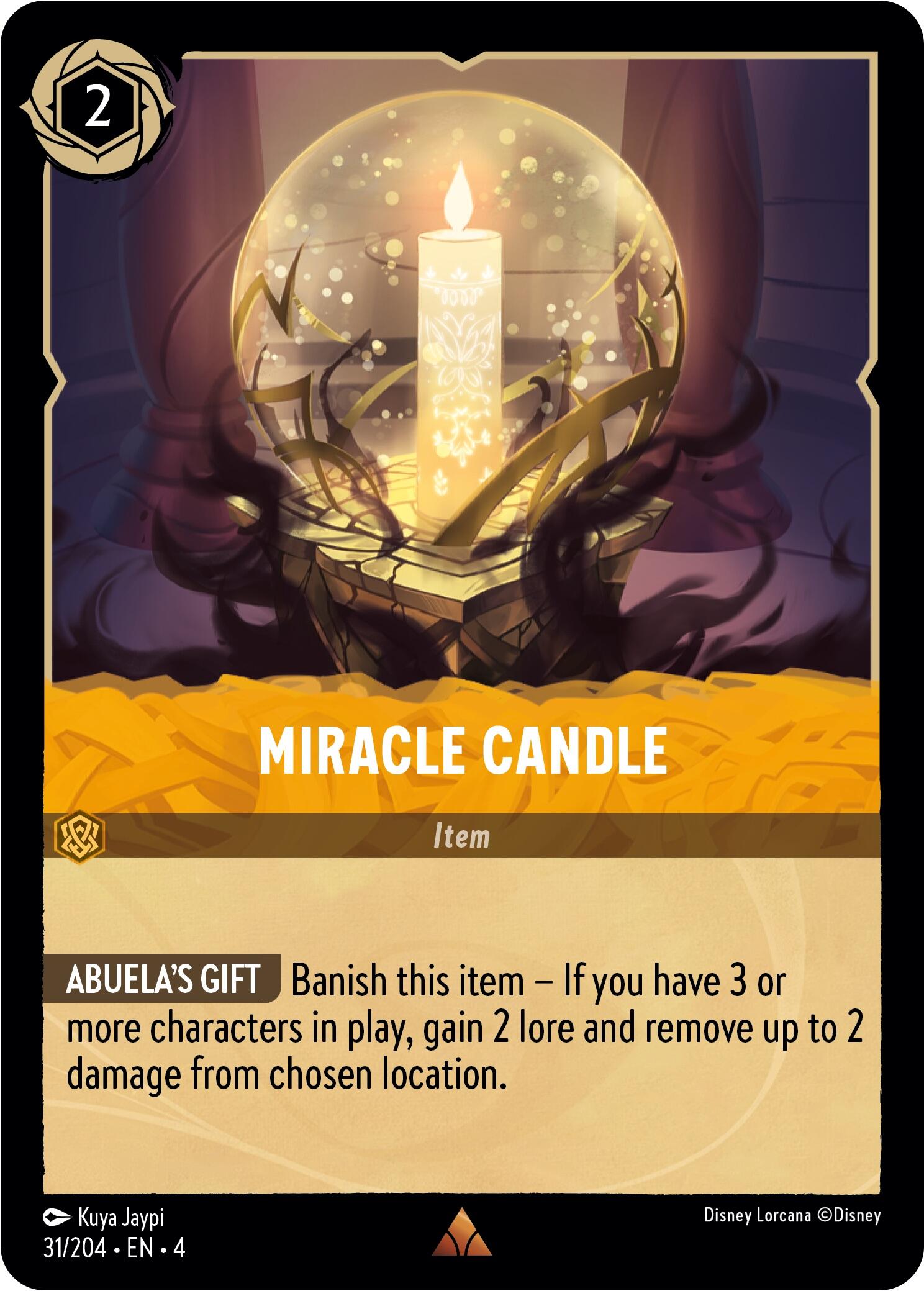 Miracle Candle (31/204) [Ursula's Return] | Game Master's Emporium (The New GME)