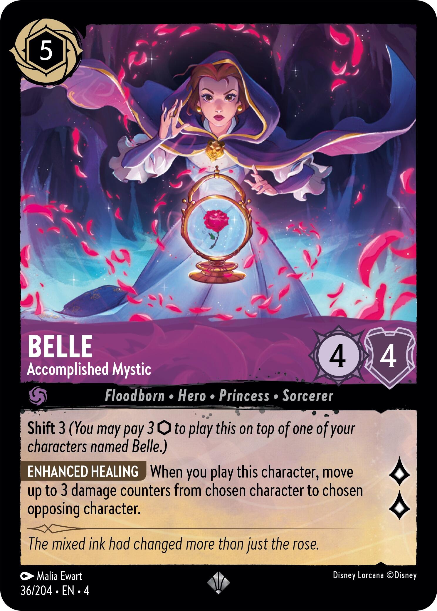 Belle - Accomplished Mystic (36/204) [Ursula's Return] | Game Master's Emporium (The New GME)