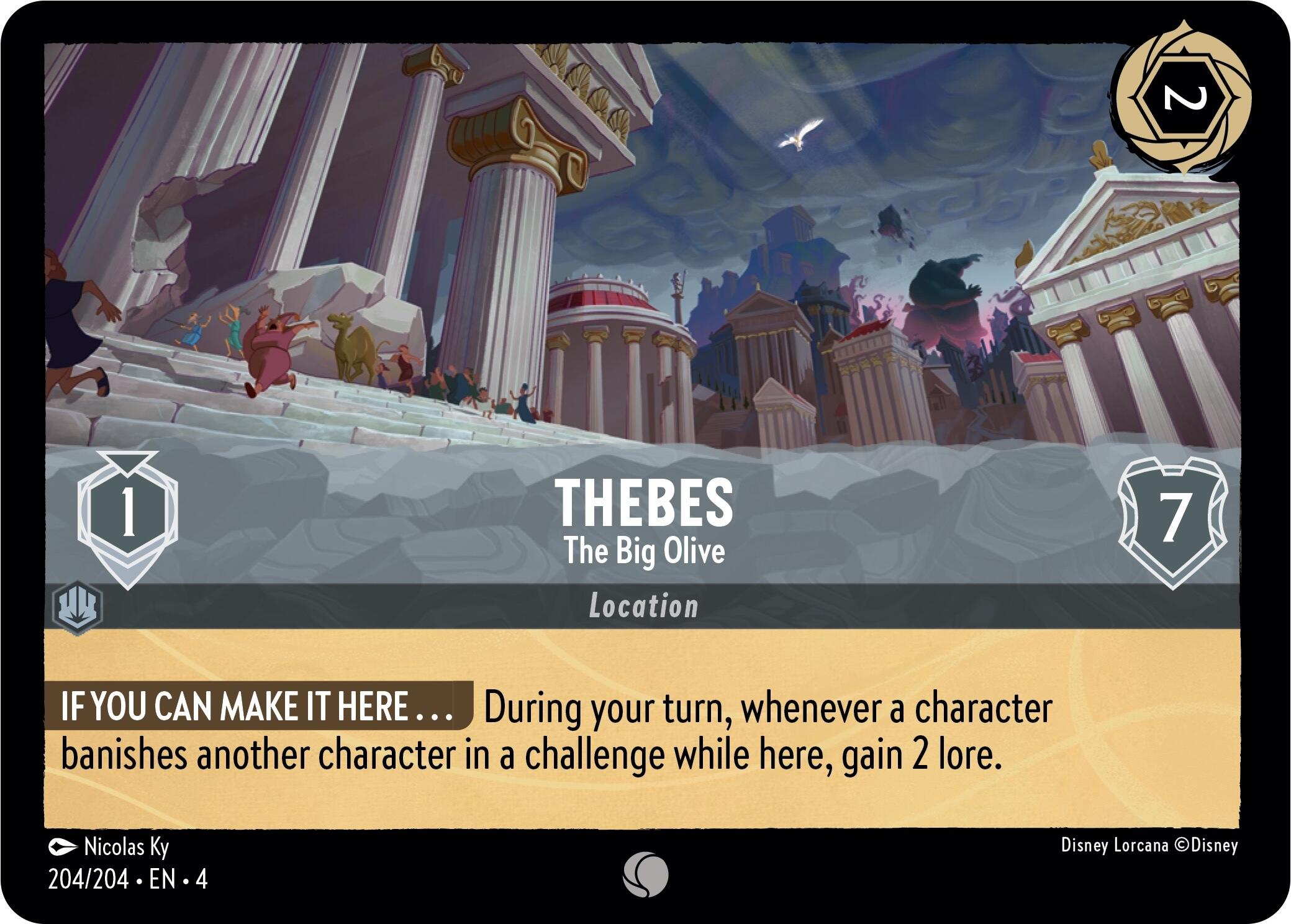 Thebes - The Big Olive (204/204) [Ursula's Return] | Game Master's Emporium (The New GME)