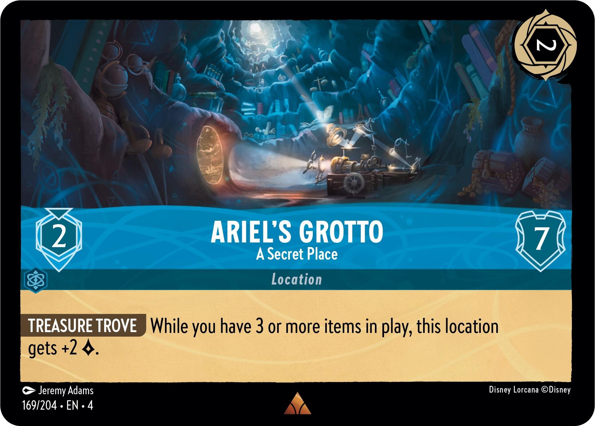 Ariel's Grotto - A Secret Place (169/204) [Ursula's Return] | Game Master's Emporium (The New GME)