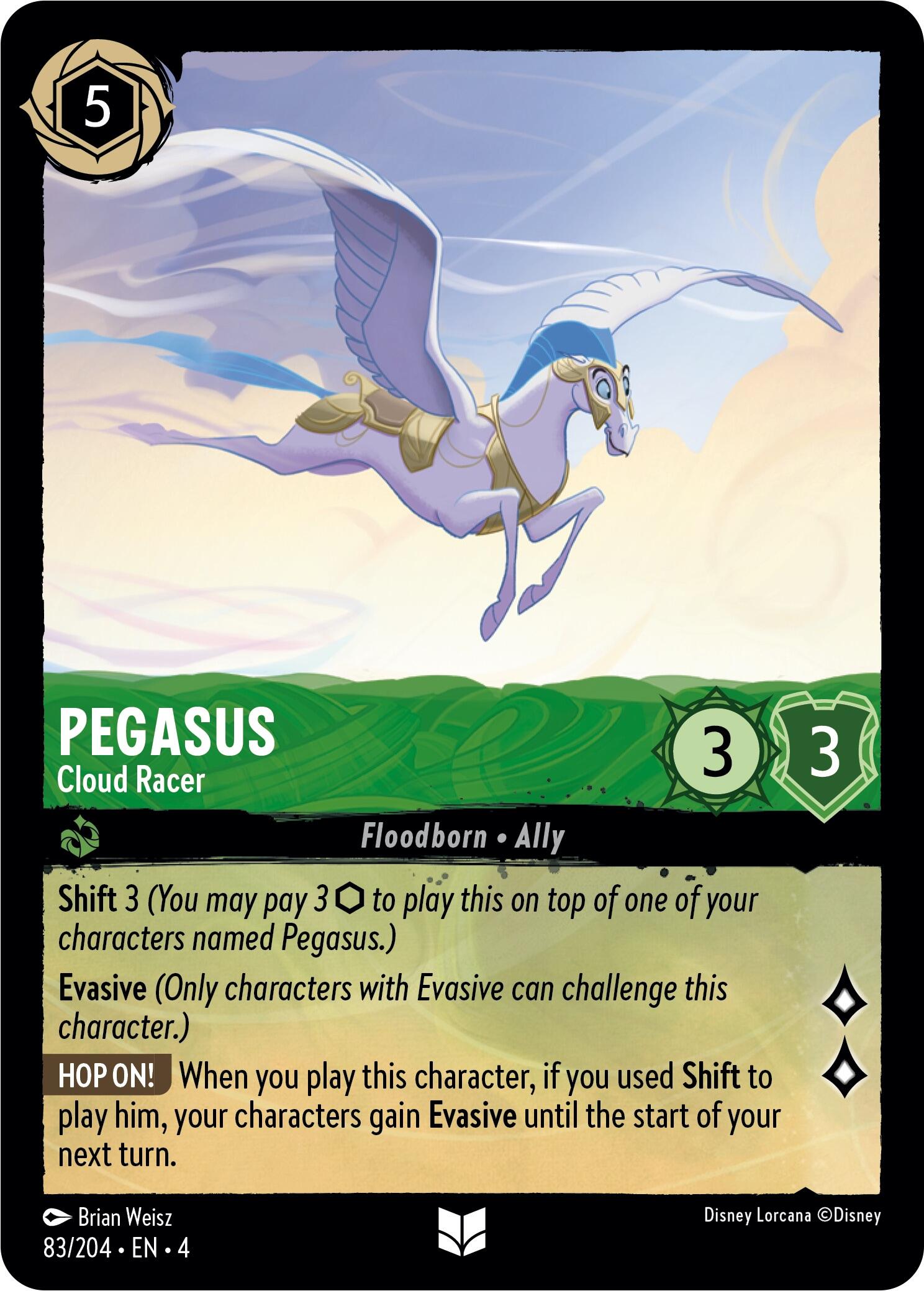 Pegasus - Cloud Racer (83/204) [Ursula's Return] | Game Master's Emporium (The New GME)