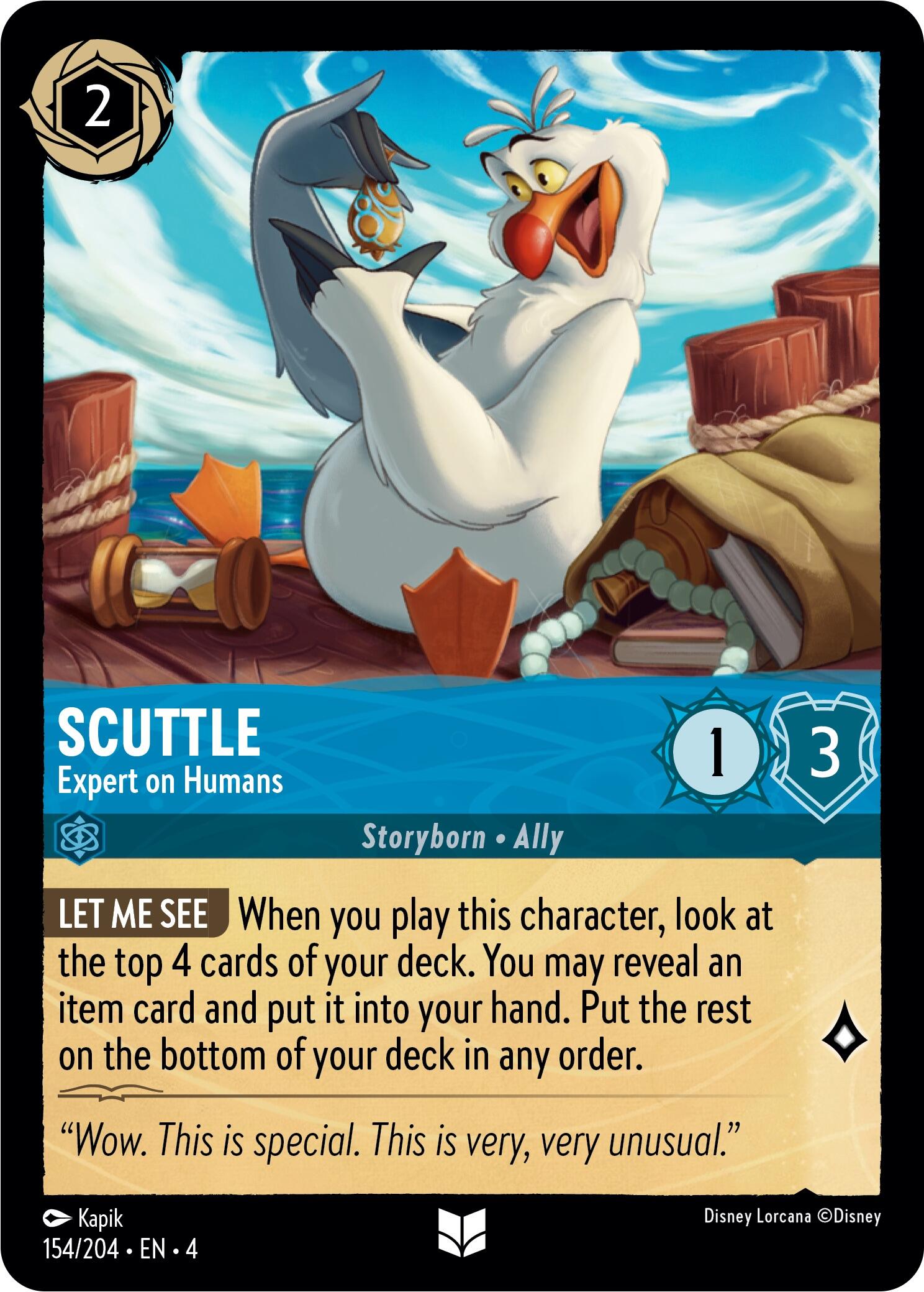 Scuttle - Expert on Humans (154/204) [Ursula's Return] | Game Master's Emporium (The New GME)