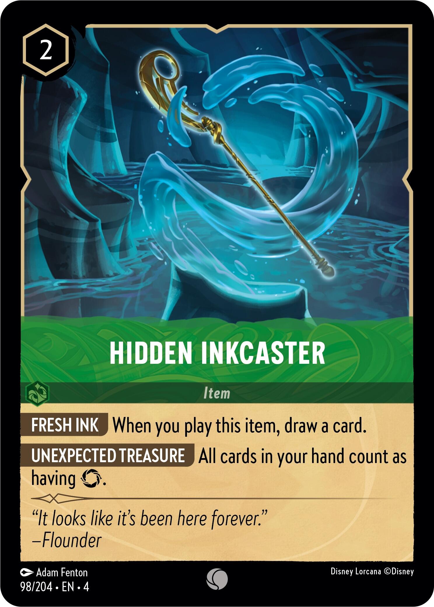 Hidden Inkcaster (98/204) [Ursula's Return] | Game Master's Emporium (The New GME)