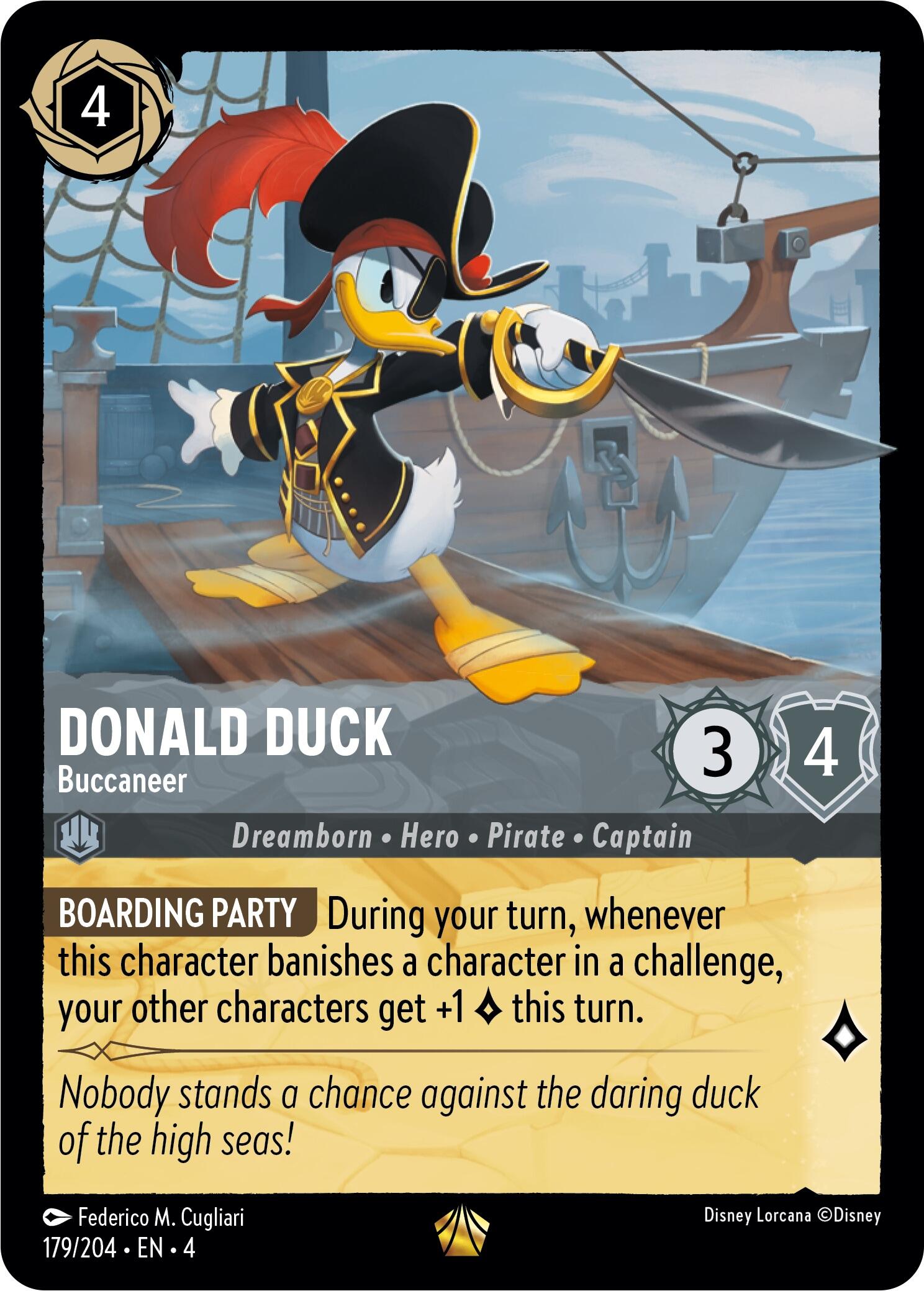 Donald Duck - Buccaneer (179/204) [Ursula's Return] | Game Master's Emporium (The New GME)