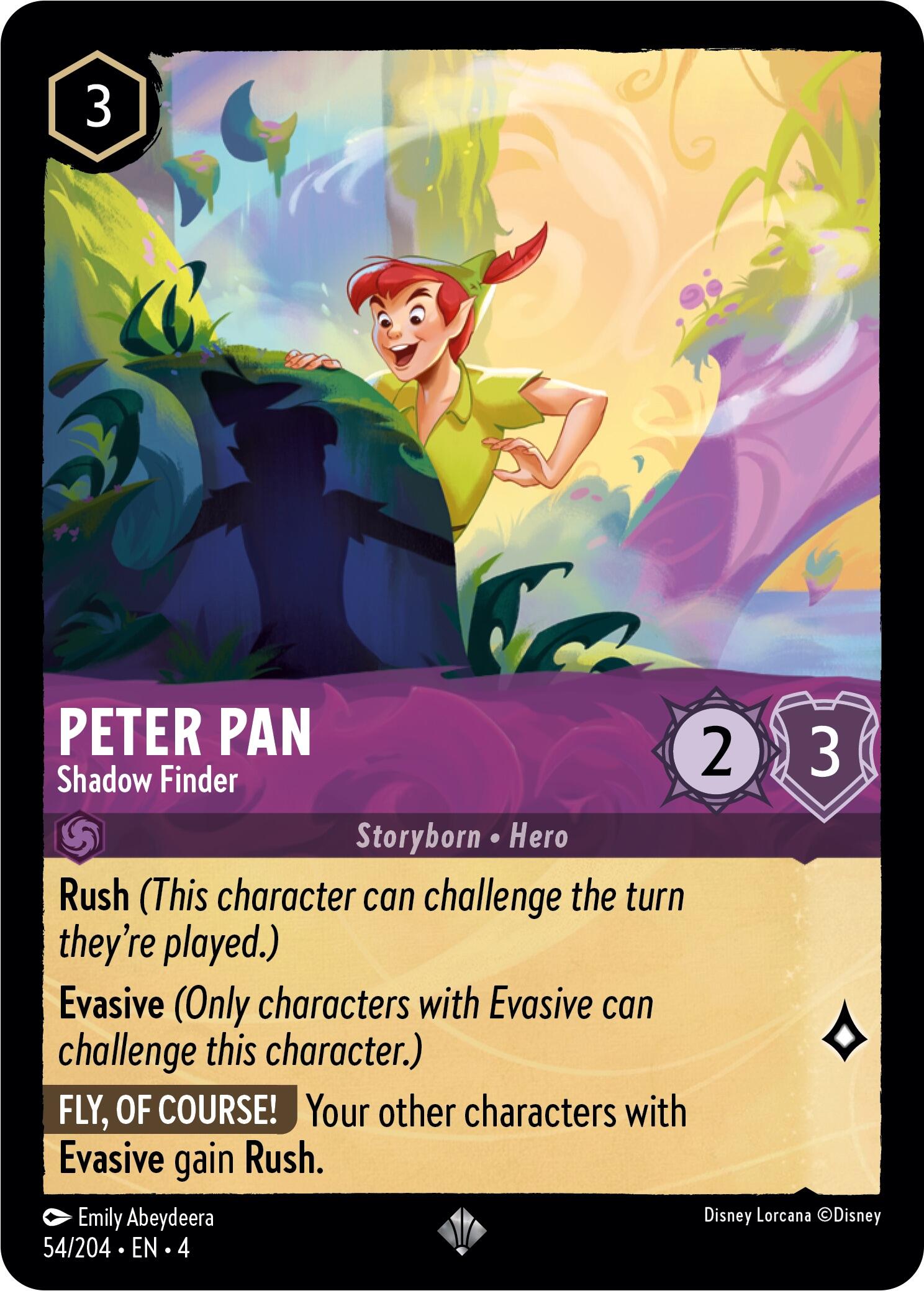 Peter Pan - Shadow Finder (54/204) [Ursula's Return] | Game Master's Emporium (The New GME)
