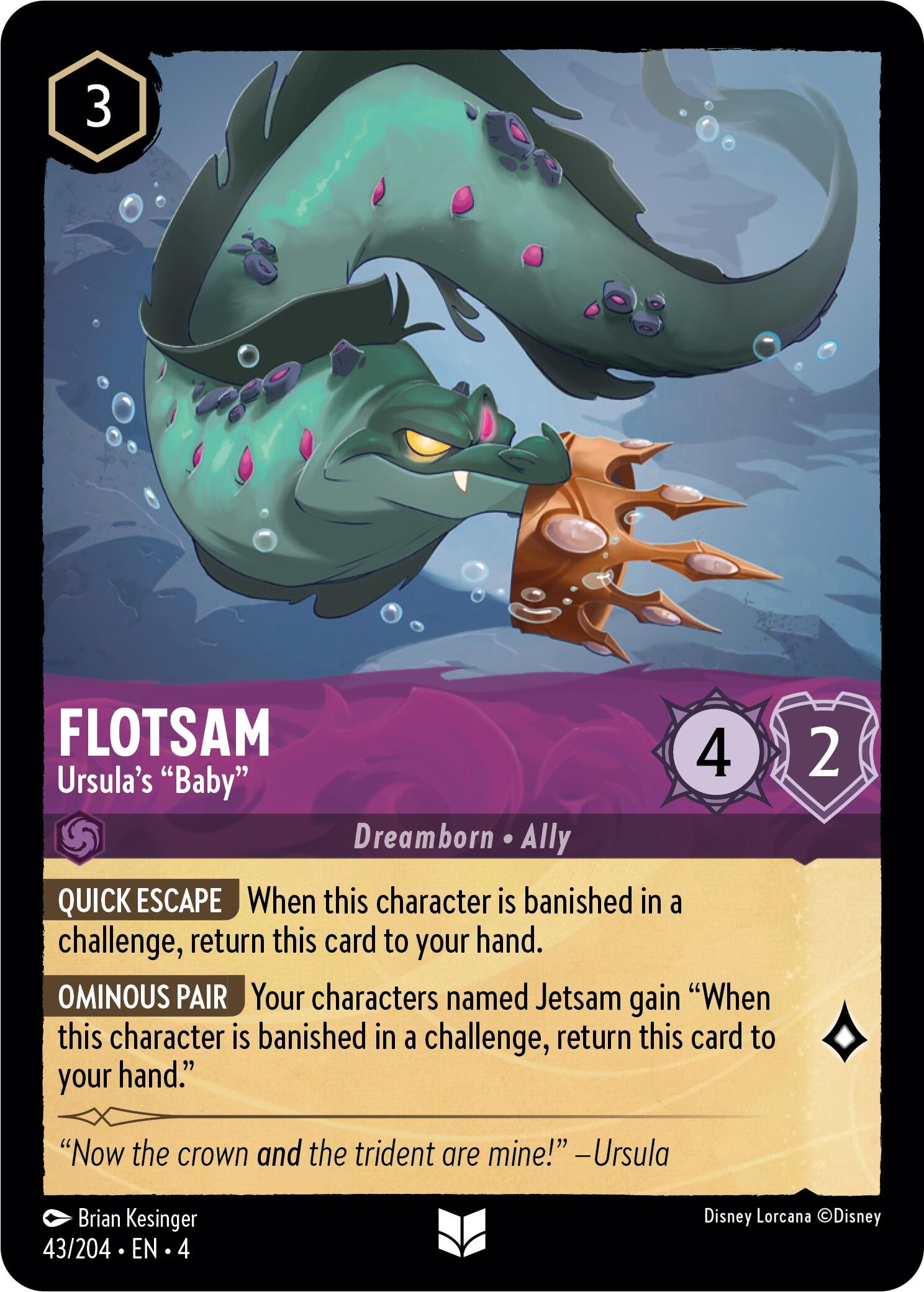 Flotsam - Ursula's "Baby" (43/204) [Ursula's Return] | Game Master's Emporium (The New GME)