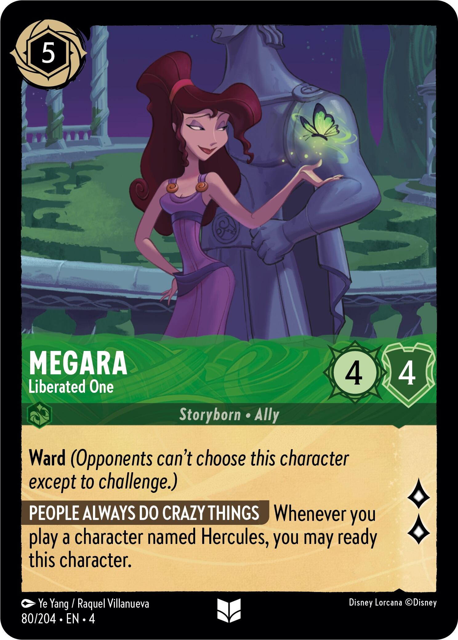 Megara - Liberated One (80/204) [Ursula's Return] | Game Master's Emporium (The New GME)