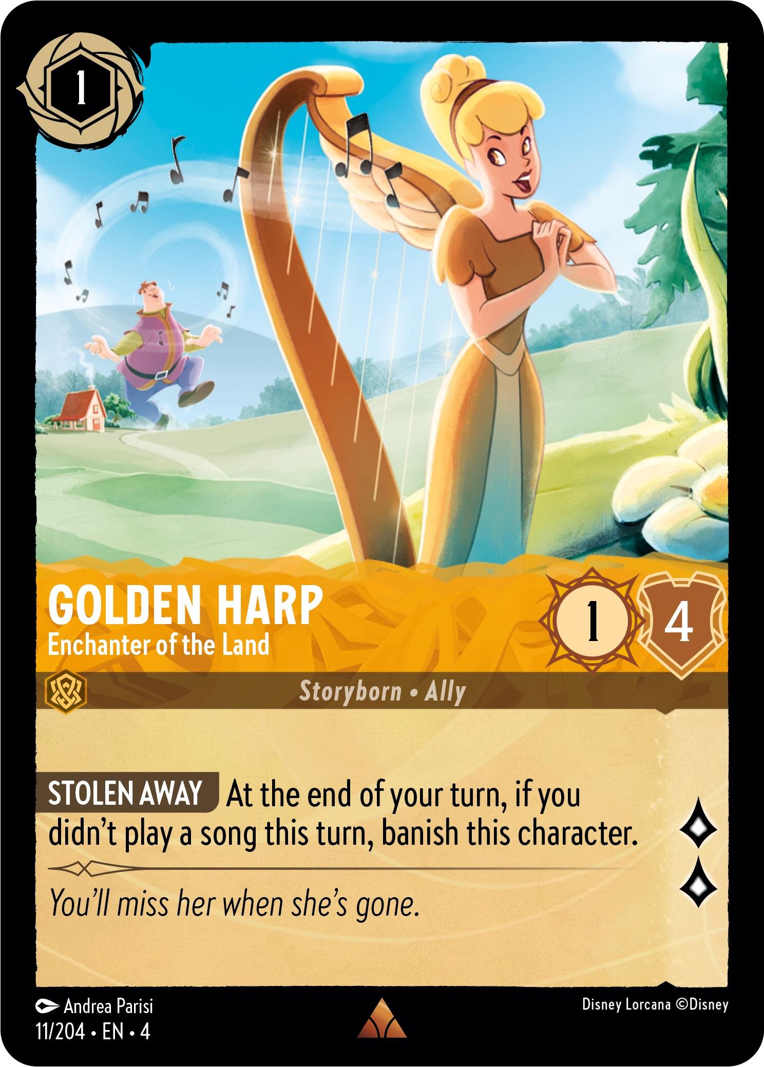 Golden Harp - Enchanter of the Land (11/204) [Ursula's Return] | Game Master's Emporium (The New GME)
