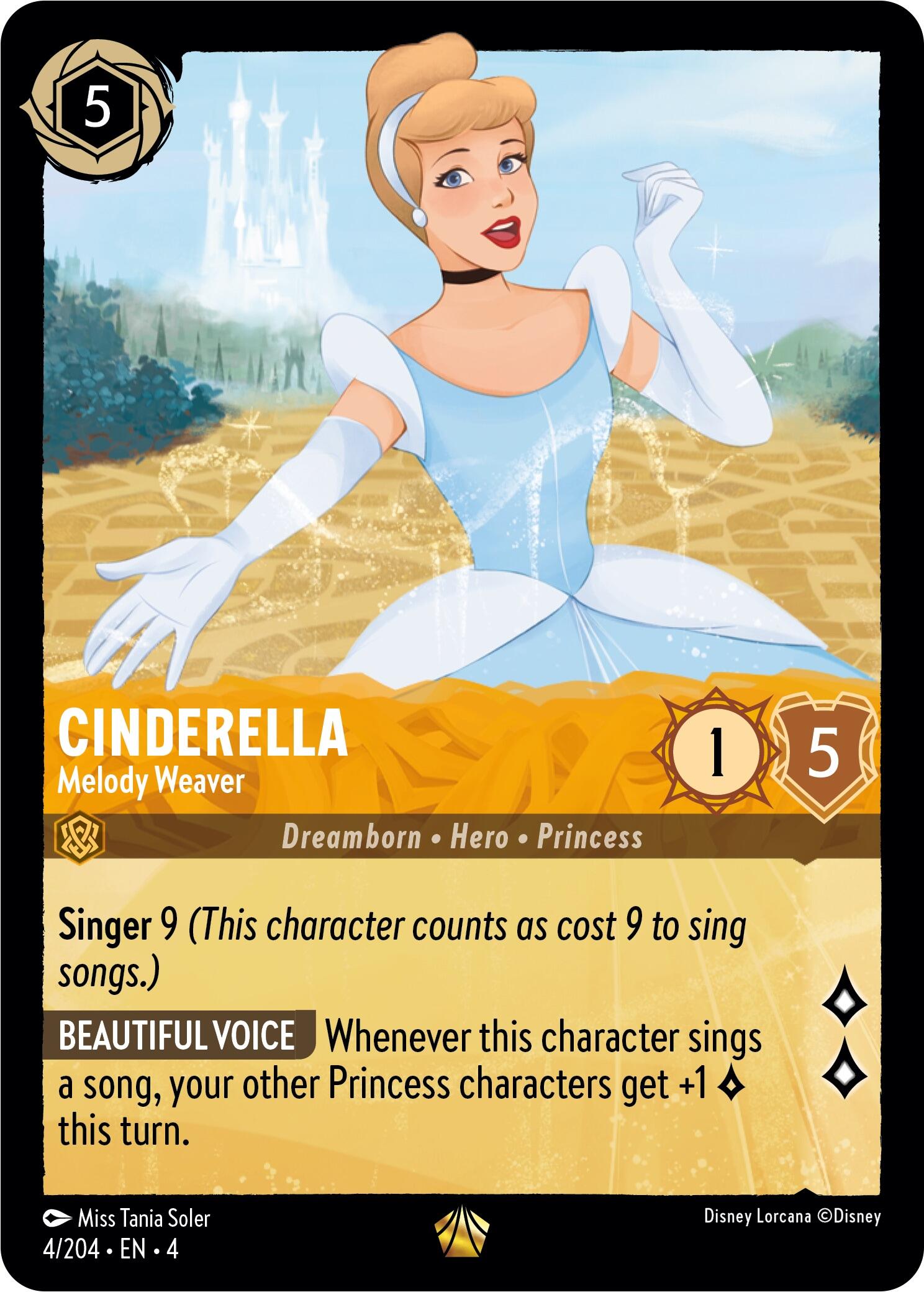 Cinderella - Melody Weaver (4/204) [Ursula's Return] | Game Master's Emporium (The New GME)
