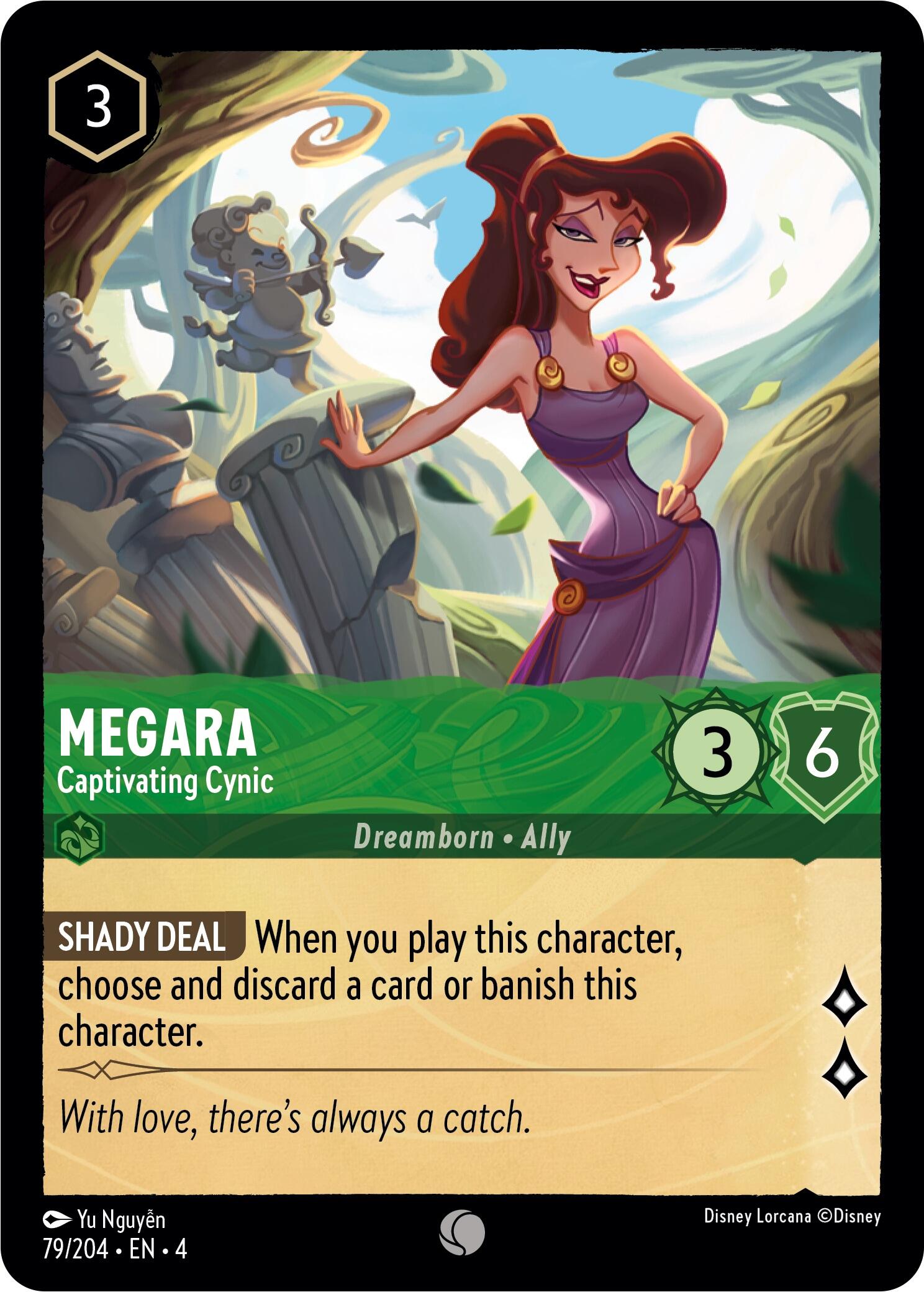 Megara - Captivating Cynic (79/204) [Ursula's Return] | Game Master's Emporium (The New GME)