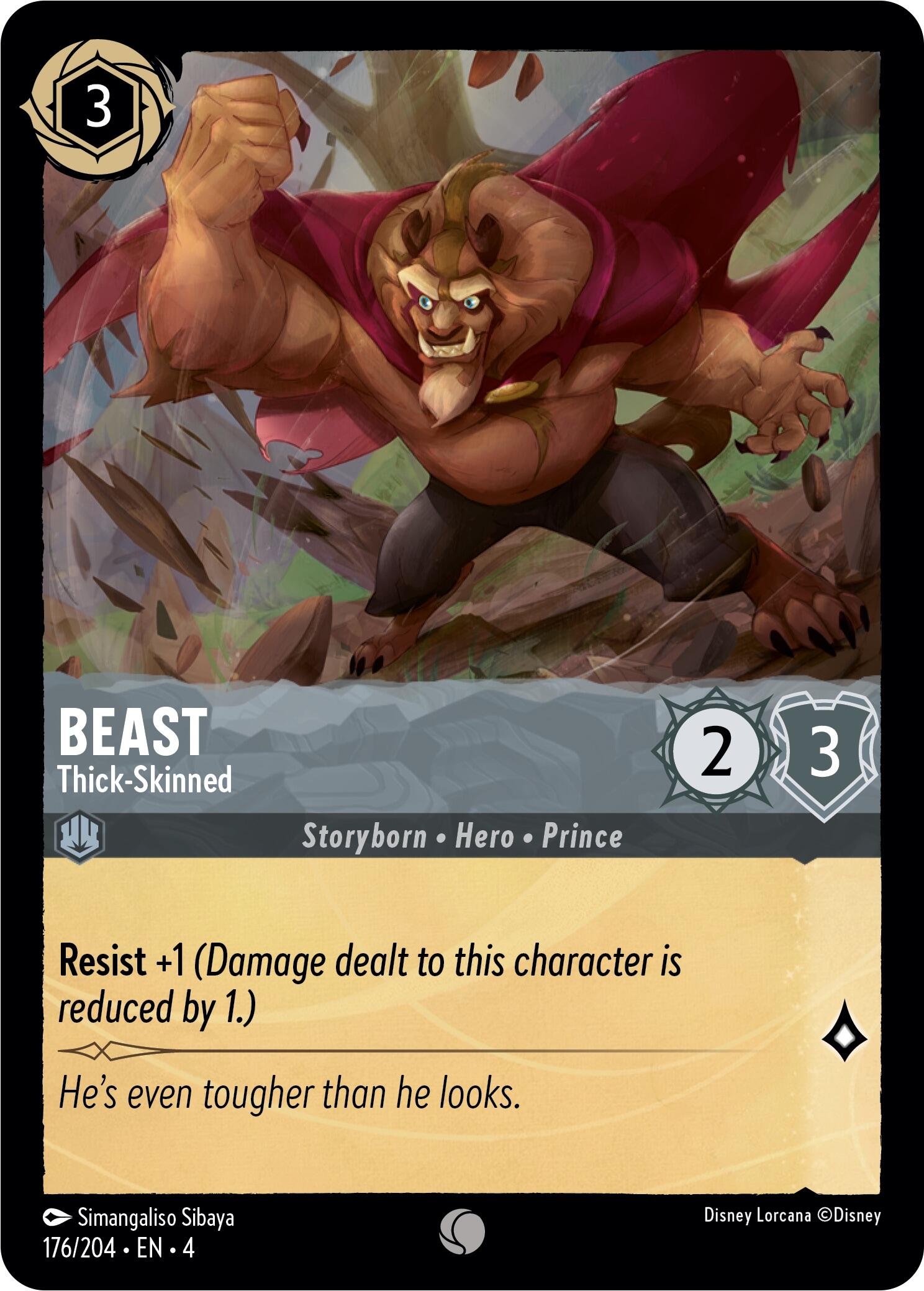 Beast - Thick-Skinned (176/204) [Ursula's Return] | Game Master's Emporium (The New GME)