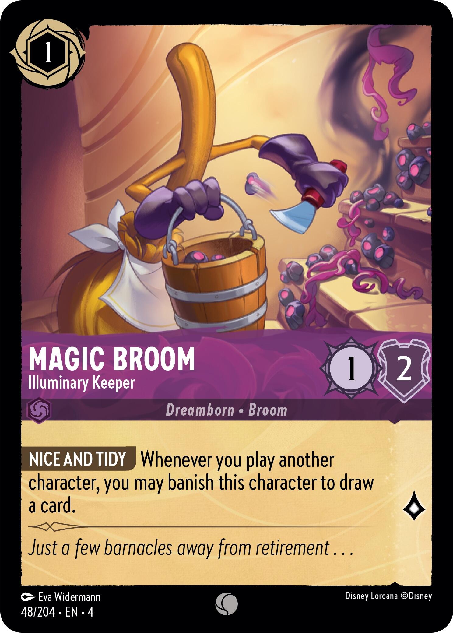 Magic Broom - Illuminary Keeper (48/204) [Ursula's Return] | Game Master's Emporium (The New GME)