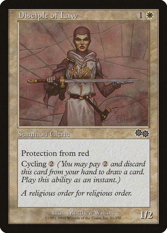 Disciple of Law [Urza's Saga] | Game Master's Emporium (The New GME)