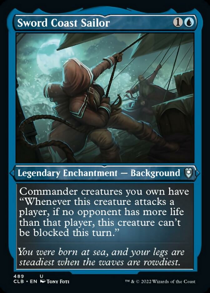 Sword Coast Sailor (Foil Etched) [Commander Legends: Battle for Baldur's Gate] | Game Master's Emporium (The New GME)