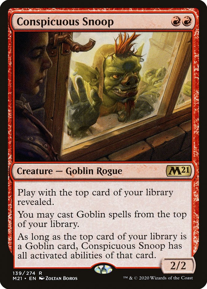 Conspicuous Snoop [Core Set 2021] | Game Master's Emporium (The New GME)