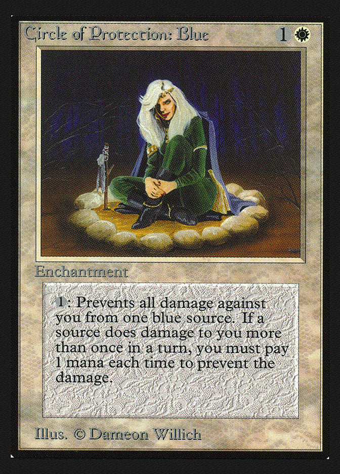 Circle of Protection: Blue [International Collectors' Edition] | Game Master's Emporium (The New GME)