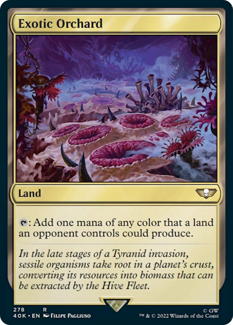 Exotic Orchard (Surge Foil) [Warhammer 40,000] | Game Master's Emporium (The New GME)