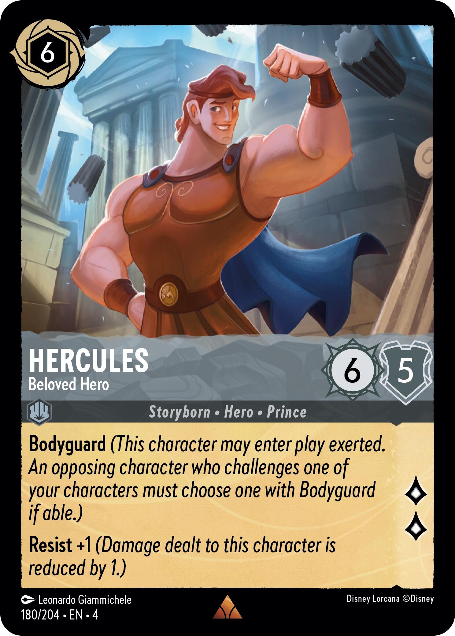 Hercules - Beloved Hero (180/204) [Ursula's Return] | Game Master's Emporium (The New GME)