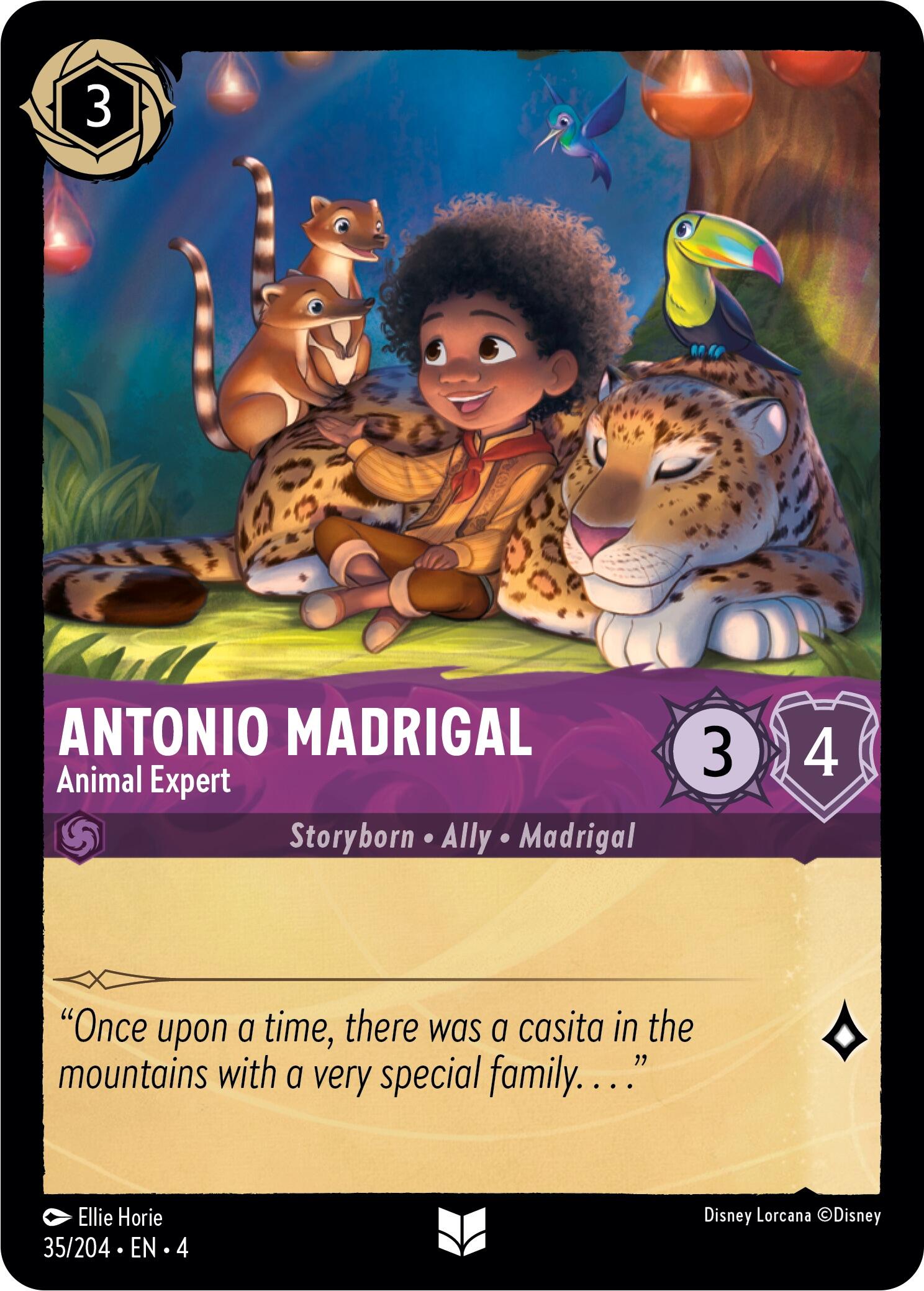 Antonio Madrigal - Animal Expert (35/204) [Ursula's Return] | Game Master's Emporium (The New GME)