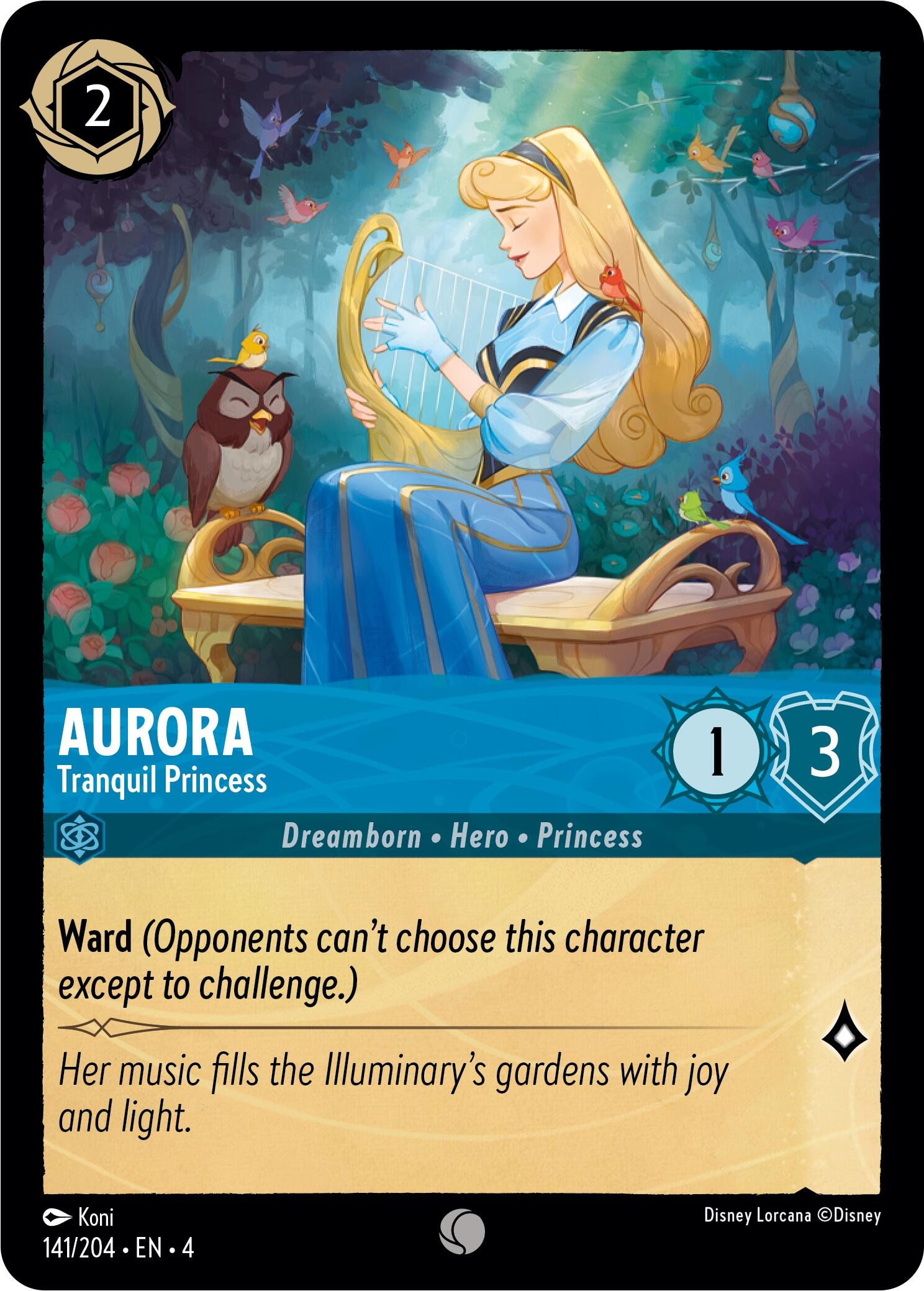 Aurora - Tranquil Princess (141/204) [Ursula's Return] | Game Master's Emporium (The New GME)