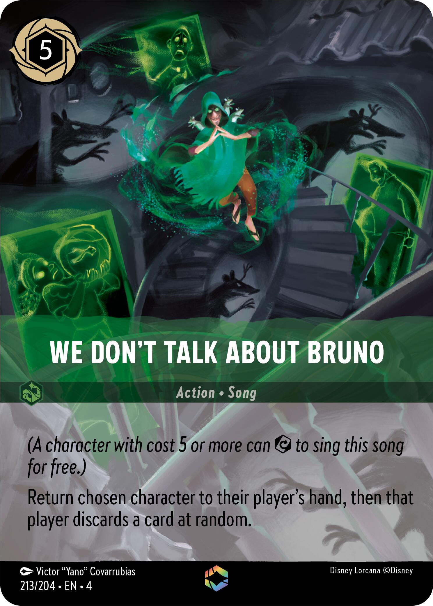 We Don't Talk About Bruno (Enchanted) (213/204) [Ursula's Return] | Game Master's Emporium (The New GME)