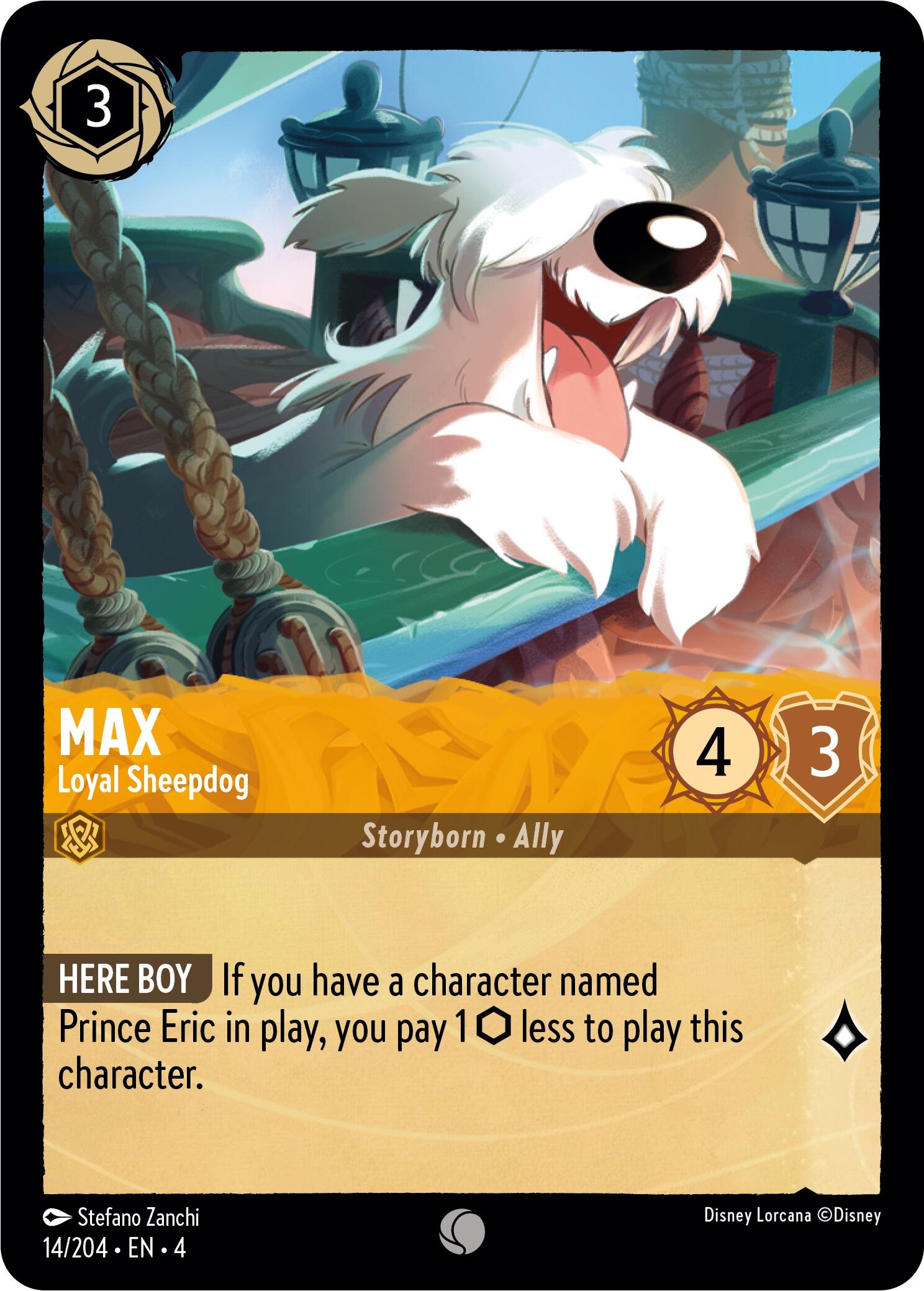Max - Loyal Sheepdog (14/204) [Ursula's Return] | Game Master's Emporium (The New GME)