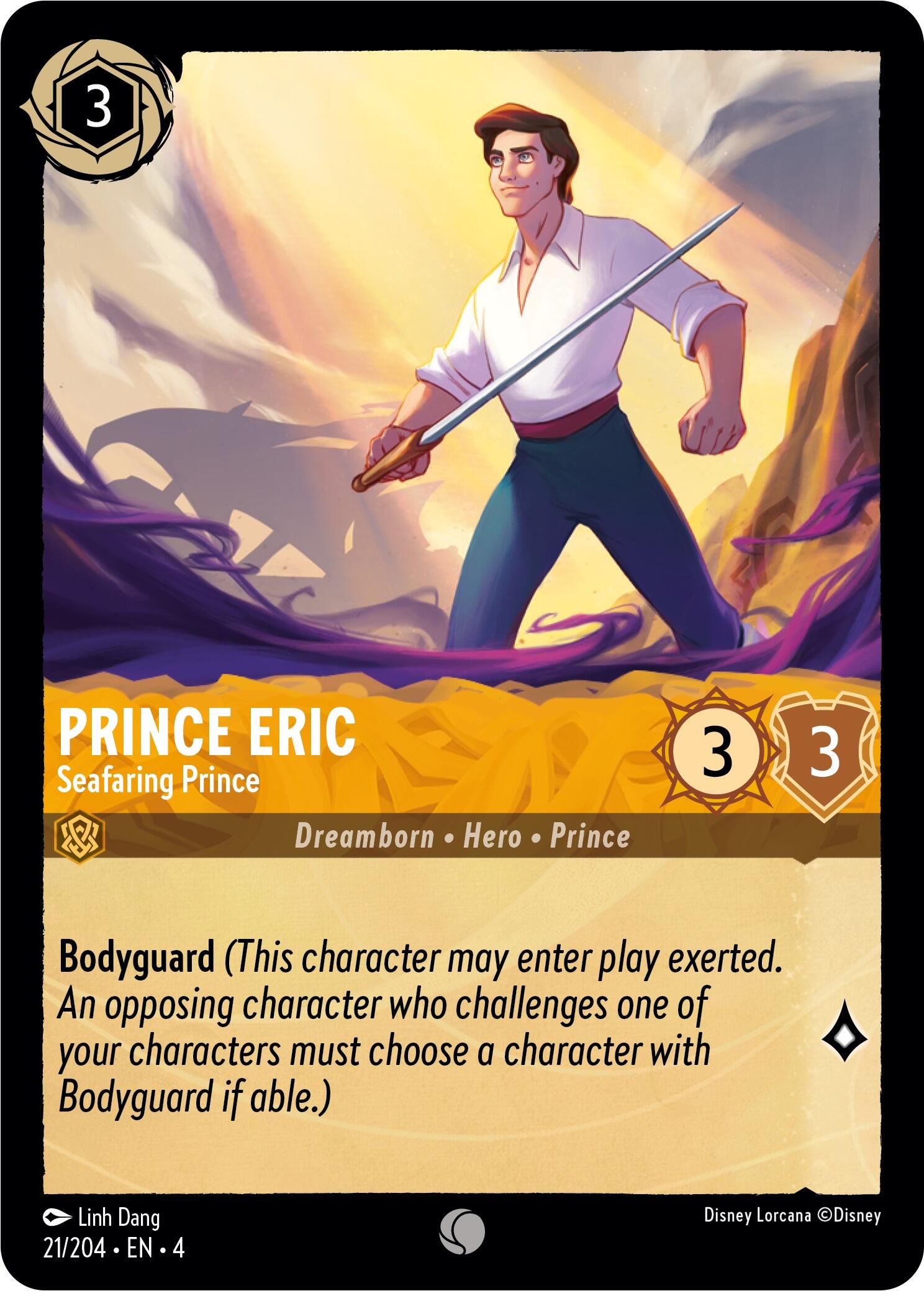 Prince Eric - Seafaring Prince (21/204) [Ursula's Return] | Game Master's Emporium (The New GME)