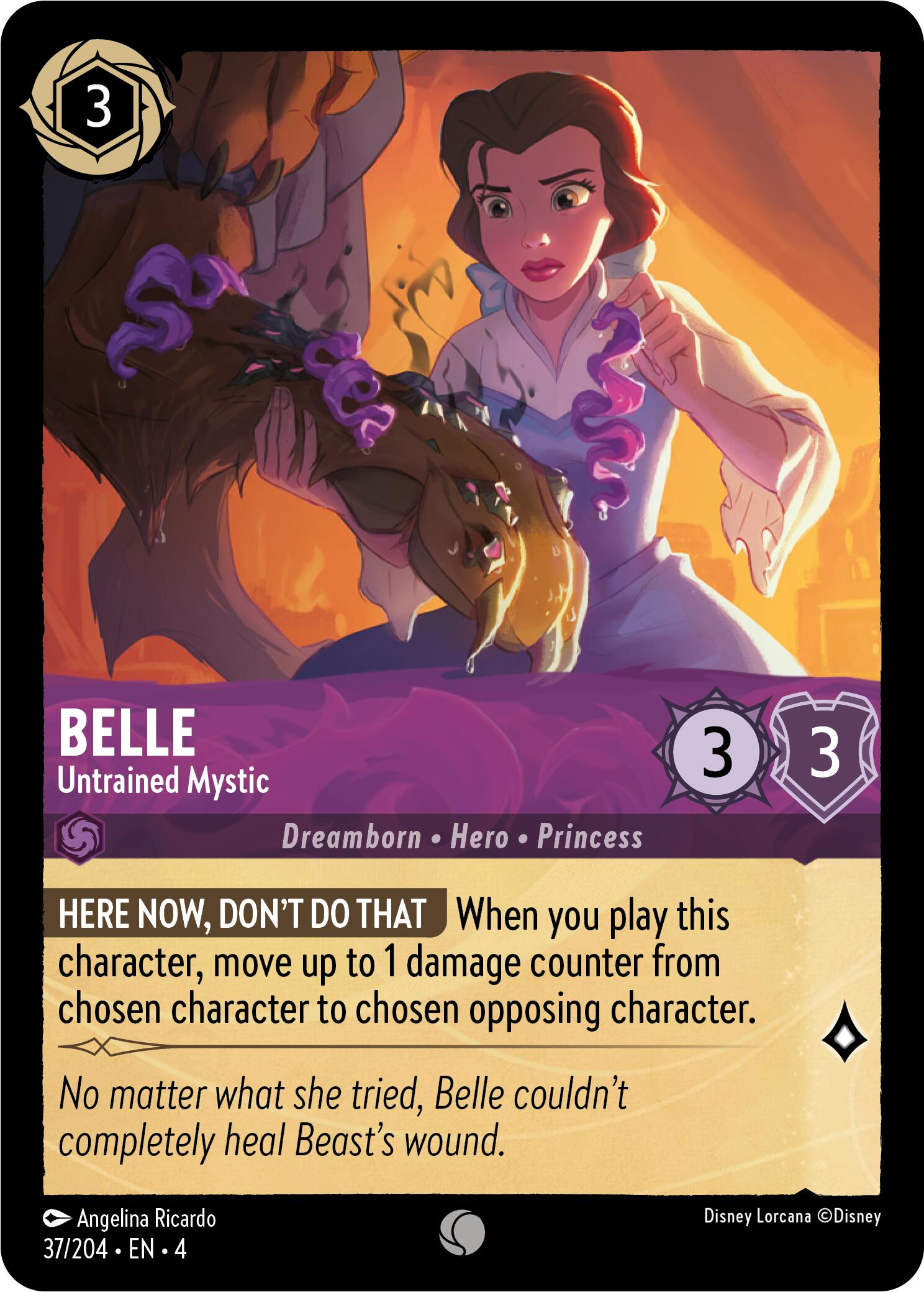Belle - Untrained Mystic (37/204) [Ursula's Return] | Game Master's Emporium (The New GME)